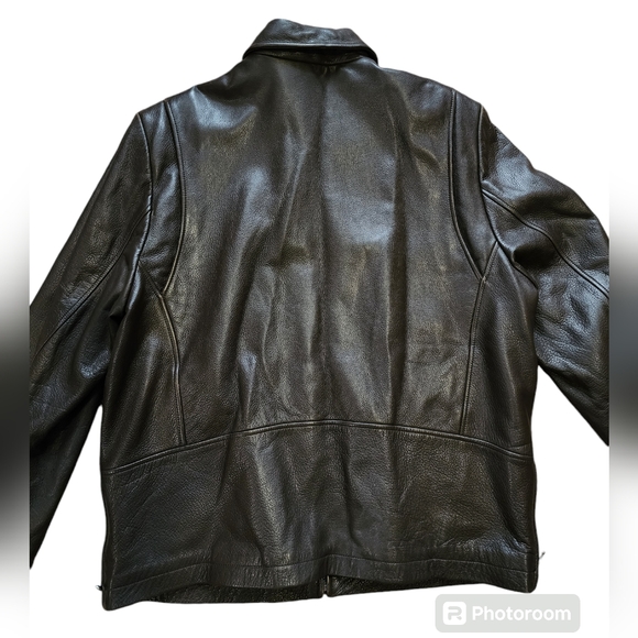 ROGUE PURE LEATHER HEAVY JACKET SZ L - Picture 4 of 10